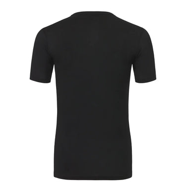 Bresciani Cotton Crew - Neck T - Shirt in Black - SARTALE