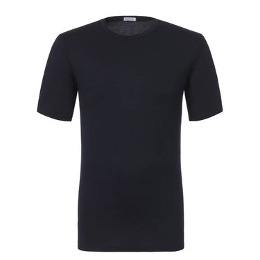Bresciani Cotton Crew - Neck T - Shirt in Blue - SARTALE