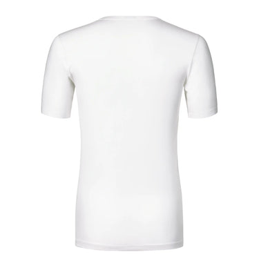 Bresciani Cotton V - Neck T - Shirt in White - SARTALE