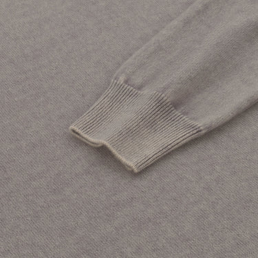 Colombo Crew - Neck Cashmere Pullover in Cool Grey - SARTALE