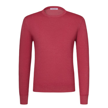 Cruciani Cashmere and Silk Crew - Neck Sweater in Lollipop - SARTALE