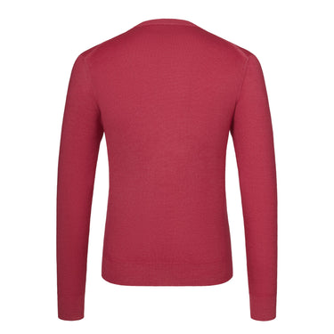 Cruciani Cashmere and Silk Crew - Neck Sweater in Lollipop - SARTALE