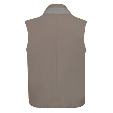 Cruciani Reversible Bodywarmer in Taupe - SARTALE