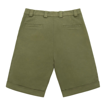 Cruciani Stretch - Cotton Short Pants in Lake Green - SARTALE