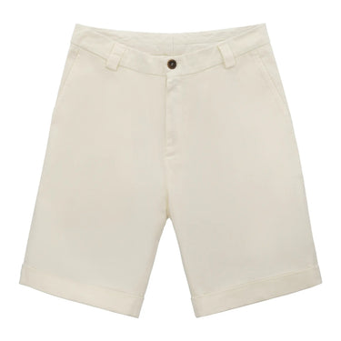 Cruciani Stretch - Cotton Short Pants in White - SARTALE