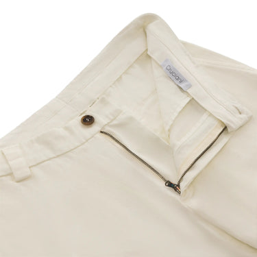 Cruciani Stretch - Cotton Short Pants in White - SARTALE