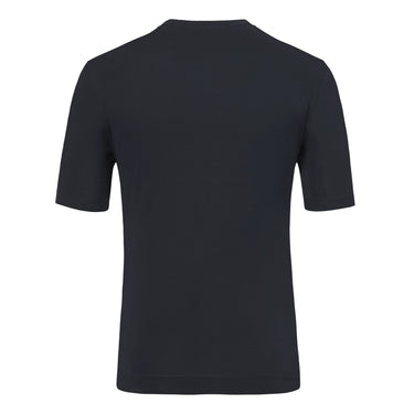 Cruciani Stretch - Cotton T - Shirt in Space Blue - SARTALE
