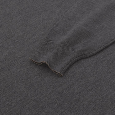 Cruciani Wool Crew - Neck Sweater in Grey Melange - SARTALE