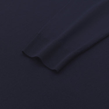 Cruciani Wool Crew - Neck Sweater in Indigo Black - SARTALE