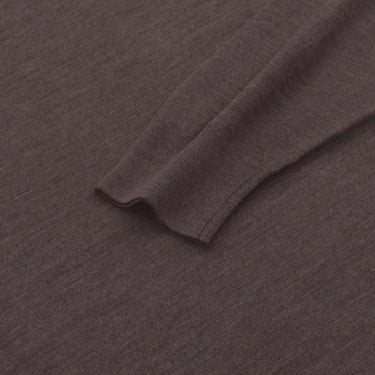 Cruciani Wool Crew - Neck Sweater in Nutria Brown - SARTALE