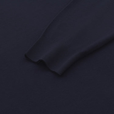 Cruciani Wool Crew - Neck Sweater in Suit Blue - SARTALE