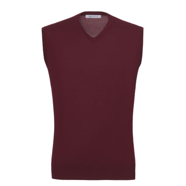 Cruciani Wool Gilet in Red Rusty - SARTALE