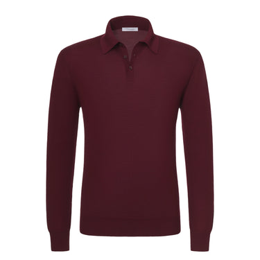 Cruciani Wool Sweater Polo Shirt in Red Rusty - SARTALE