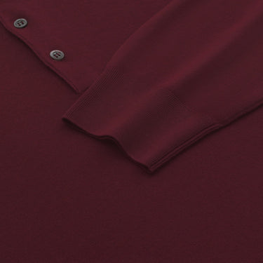 Cruciani Wool Sweater Polo Shirt in Red Rusty - SARTALE