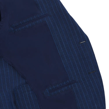 De Petrillo Single - Breasted Wool - Blend Suit in Royal Blue - SARTALE