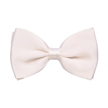 Fray Silk Bow Tie in Off White - SARTALE