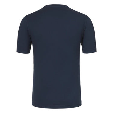 Gran Sasso Cotton Crew - Neck T - Shirt in Navy Blue - SARTALE