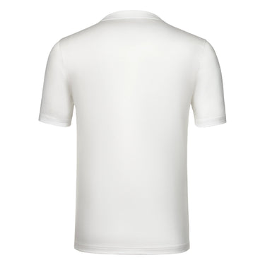 Gran Sasso Cotton Crew - Neck T - Shirt in Off White - SARTALE