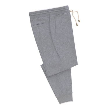 Gran Sasso Hooded Sport Suit in Grey Melange - SARTALE
