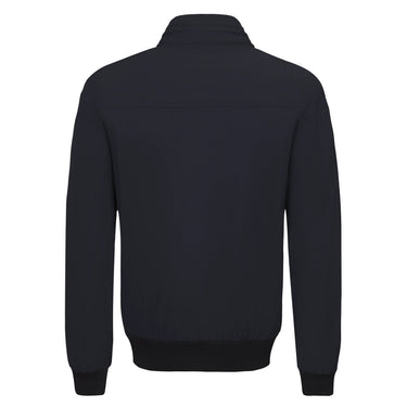 Kired Blouson in Midnight Blue with a Hidden Hood - SARTALE