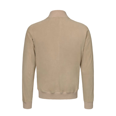 Kired Lambskin Blouson in Light Beige - SARTALE