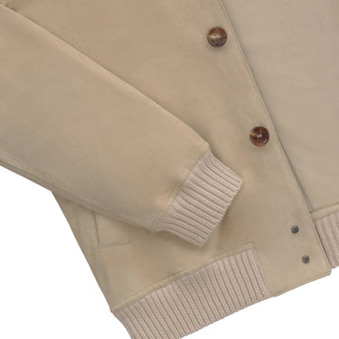 Kired Lambskin Blouson in Light Beige - SARTALE