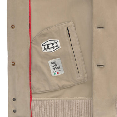 Kired Lambskin Blouson in Light Beige - SARTALE
