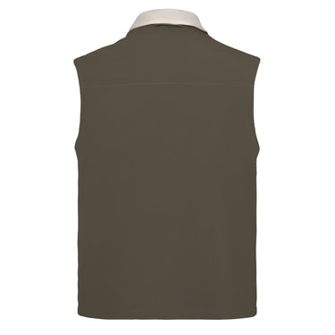Kired Reversible Bodywarmer in Green and White - SARTALE