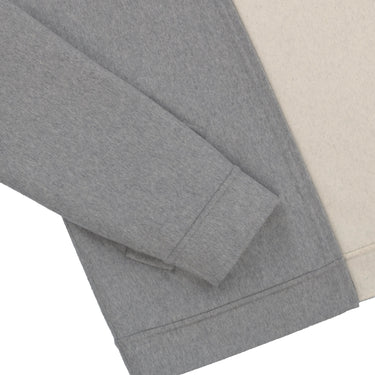 Kired Reversible Cashmere Hooded Jacket in Light Grey and Beige - SARTALE