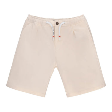 Kired Stretch - Cotton Bermudas in Cream White - SARTALE