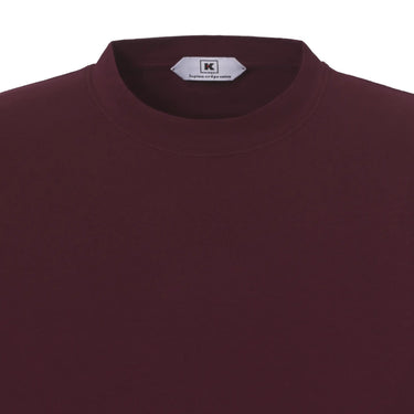 Kired Stretch - Cotton T - Shirt in Bordeaux - SARTALE