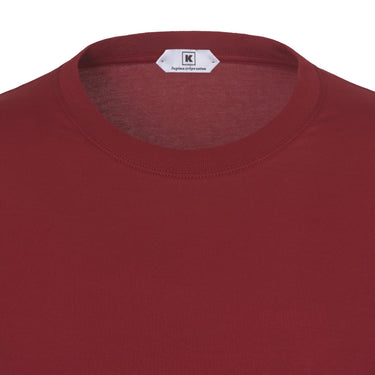 Kired Stretch - Cotton T - Shirt in Red - SARTALE