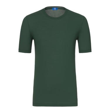 Kired Stretch - Cotton T - Shirt in Seaweed Green - SARTALE