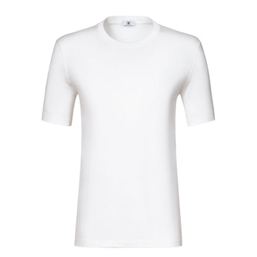 Kired Stretch - Cotton T - Shirt in White - SARTALE