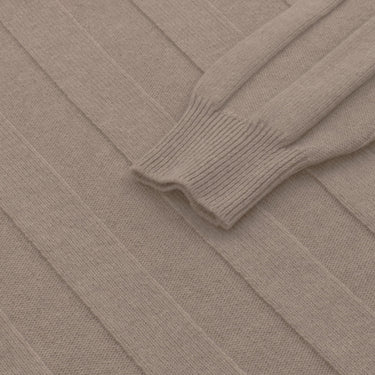 Kiton Cashmere Crew - Neck Sweater in Beige - SARTALE