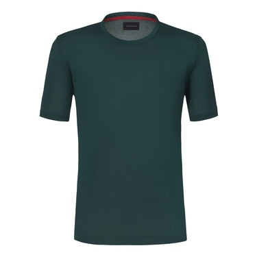 Kiton Cotton T - Shirt in Forest Green - SARTALE