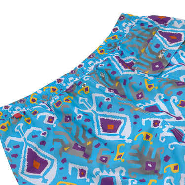 Kiton Multicolor Swim Shorts in Blue - SARTALE