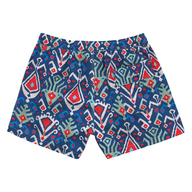 Kiton Multicolor Swim Shorts in Dark Blue - SARTALE