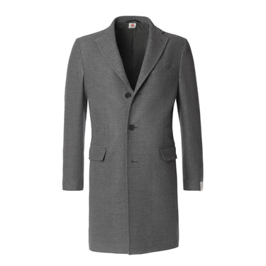 Luigi Borrelli Single - Breasted Virgin Wool Coat - SARTALE