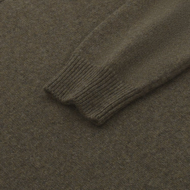 Malo Cashmere Turtleneck Sweater in Forest Green - SARTALE
