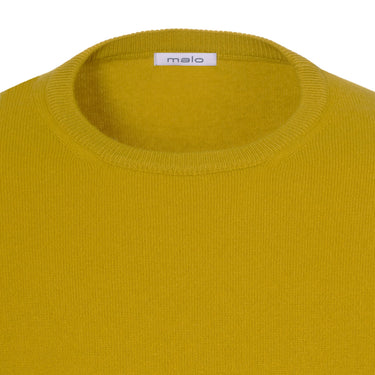 Malo Crew - Neck Cashmere Sweater in Corn - SARTALE