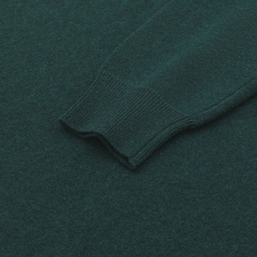 Malo Crew - Neck Cashmere Sweater in Dark Forest - SARTALE