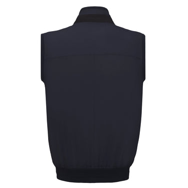 Mandelli Bodywarmer in Blue with a Two - Way Zipper - SARTALE