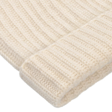 Mandelli Cashmere Hat in Milk White - SARTALE