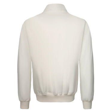 Mandelli Padded Blouson in White with Detachable Hood - SARTALE