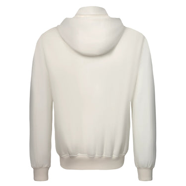 Mandelli Padded Blouson in White with Detachable Hood - SARTALE