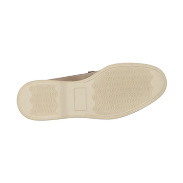 Mandelli Suede Tassel Loafer in Beige - SARTALE
