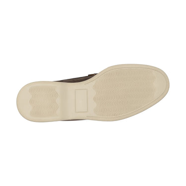 Mandelli Suede Tassel Loafer in Taupe - SARTALE