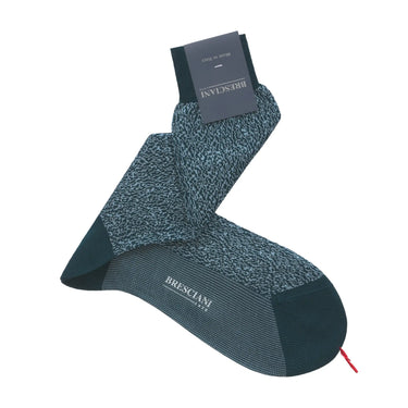 White Noise Socks in Peacock Melange
