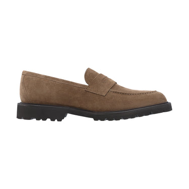 Pellettieri Di Parma Suede Loafer in Light Brown - SARTALE